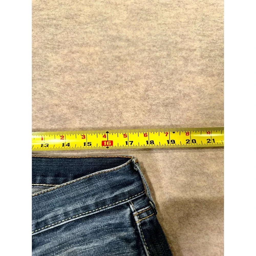 Levis 501 Original Fit Straight Jeans Mens 36x32 Blue Denim‎ Cotton Medium Wash